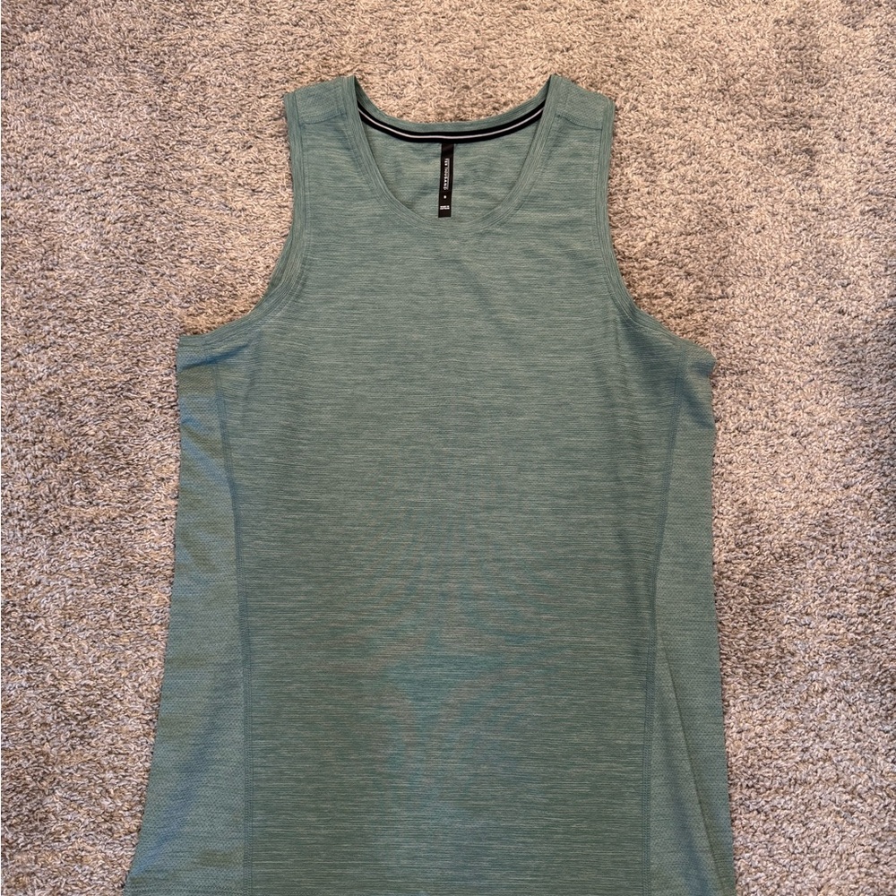 Ten Thousand Men’s Sleeveless Training Green Tank Top